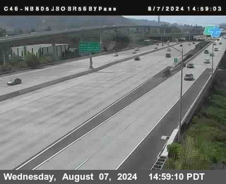 NB 805 at NB 805/5 Merge