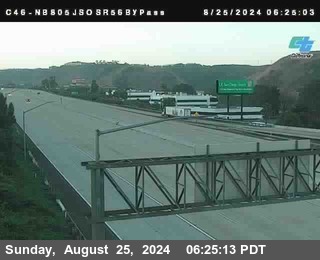 NB 805 at NB 805/5 Merge