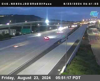 NB 805 at NB 805/5 Merge