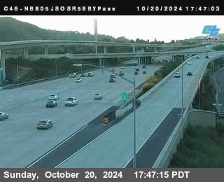 NB 805 at NB 805/5 Merge