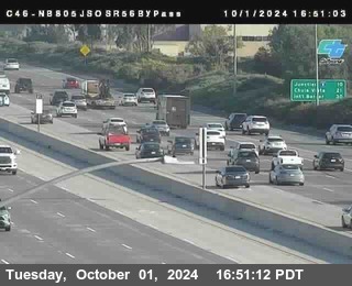 NB 805 at NB 805/5 Merge