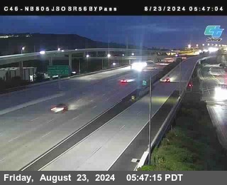 NB 805 at NB 805/5 Merge