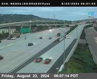 NB 805 at NB 805/5 Merge