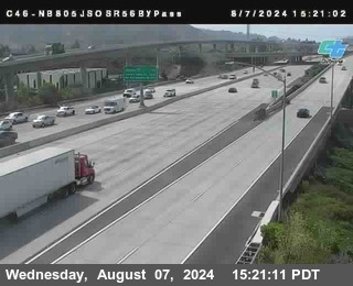 NB 805 at NB 805/5 Merge