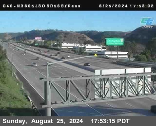 NB 805 at NB 805/5 Merge