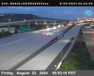 NB 805 at NB 805/5 Merge