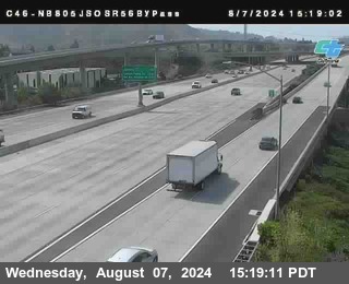 NB 805 at NB 805/5 Merge