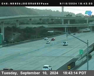 NB 805 at NB 805/5 Merge