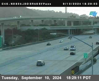 NB 805 at NB 805/5 Merge