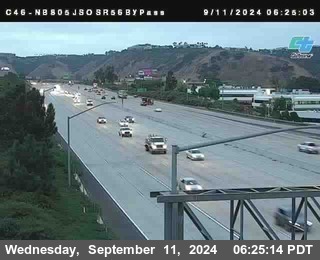 NB 805 at NB 805/5 Merge