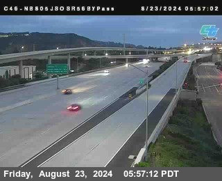 NB 805 at NB 805/5 Merge