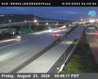 NB 805 at NB 805/5 Merge