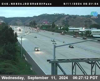 NB 805 at NB 805/5 Merge