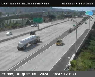 NB 805 at NB 805/5 Merge