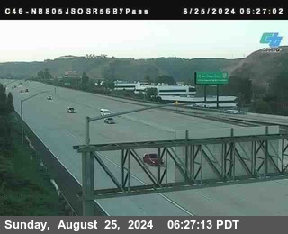 NB 805 at NB 805/5 Merge