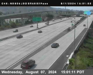 NB 805 at NB 805/5 Merge