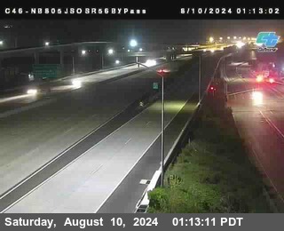 NB 805 at NB 805/5 Merge