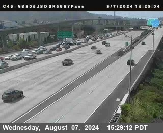 NB 805 at NB 805/5 Merge