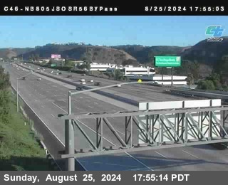 NB 805 at NB 805/5 Merge