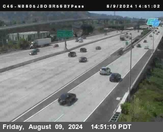 NB 805 at NB 805/5 Merge