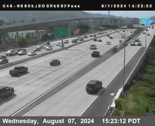 NB 805 at NB 805/5 Merge