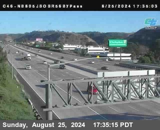 NB 805 at NB 805/5 Merge