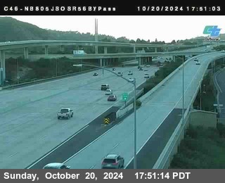 NB 805 at NB 805/5 Merge