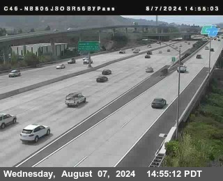 NB 805 at NB 805/5 Merge