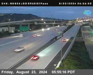 NB 805 at NB 805/5 Merge