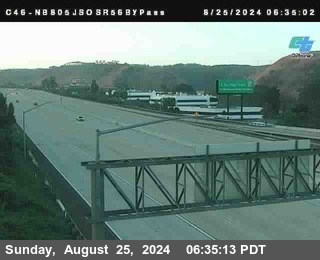 NB 805 at NB 805/5 Merge