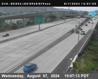 NB 805 at NB 805/5 Merge