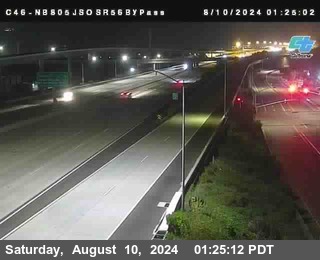 NB 805 at NB 805/5 Merge