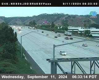 NB 805 at NB 805/5 Merge