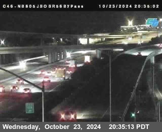 NB 805 at NB 805/5 Merge