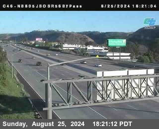 NB 805 at NB 805/5 Merge