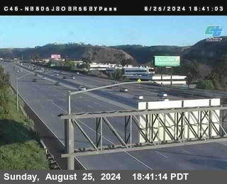 NB 805 at NB 805/5 Merge