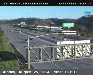 NB 805 at NB 805/5 Merge