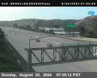 NB 805 at NB 805/5 Merge