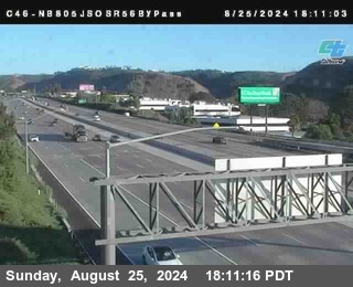 NB 805 at NB 805/5 Merge