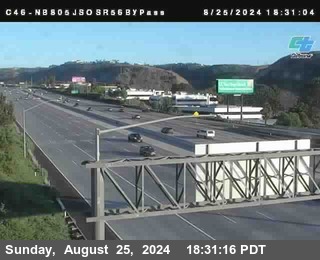 NB 805 at NB 805/5 Merge