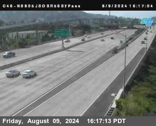 NB 805 at NB 805/5 Merge