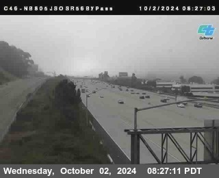 NB 805 at NB 805/5 Merge