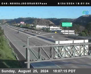 NB 805 at NB 805/5 Merge