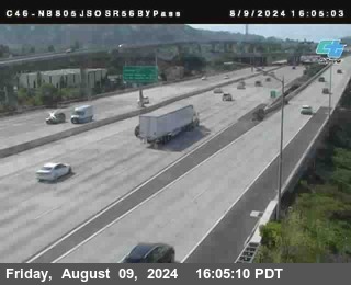 NB 805 at NB 805/5 Merge