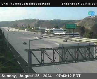 NB 805 at NB 805/5 Merge