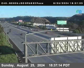 NB 805 at NB 805/5 Merge