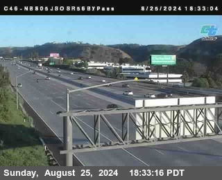 NB 805 at NB 805/5 Merge