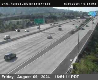 NB 805 at NB 805/5 Merge