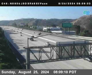 NB 805 at NB 805/5 Merge