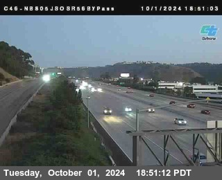 NB 805 at NB 805/5 Merge